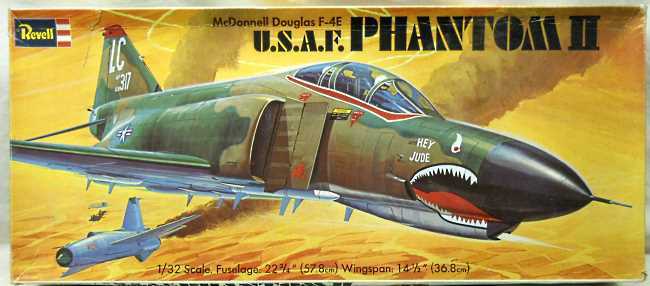 Revell 1/32 McDonnell Douglas F-4E Phantom II Hey Jude, H198 plastic model kit